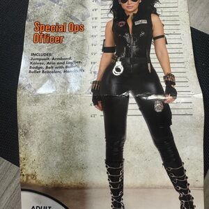 Spirit Special Ops Officer Costume - Black